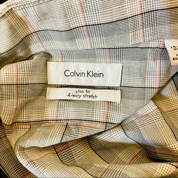 Calvin Klein Mens Medium Button Down Shirt - Picture 5 of 11
